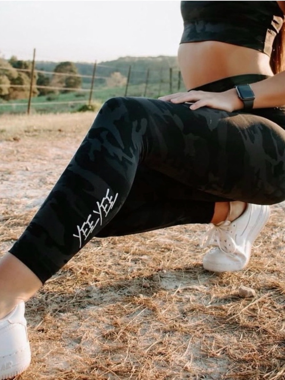 Black Camo Leggings BRAND NEW